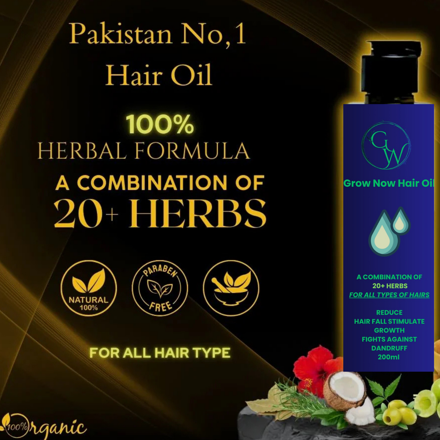 Grow Now Hair Oil